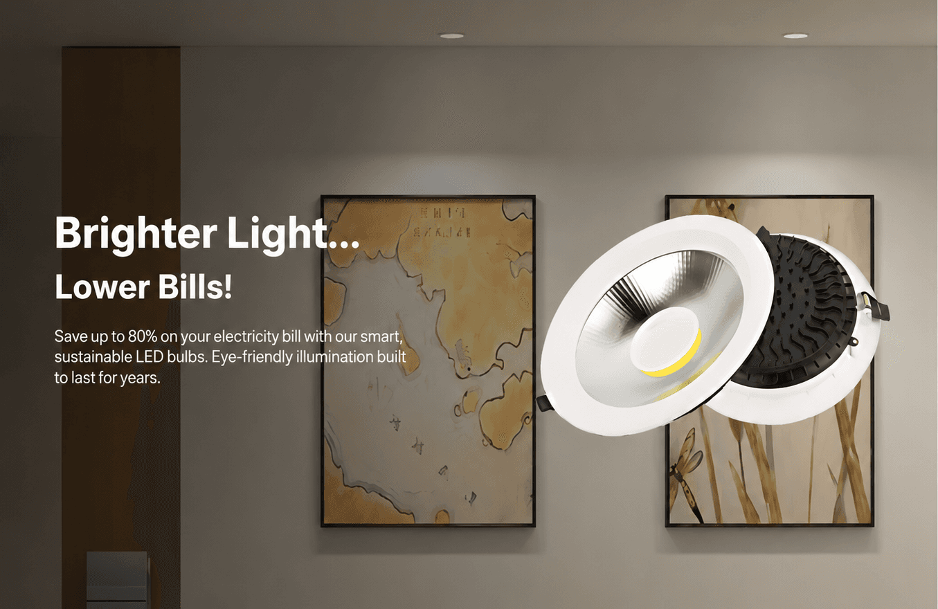 Brighter Light... Lower Bills! — Save up to 80% on your electricity bill with our smart, sustainable LED bulbs. Eye-friendly illumination built to last for years.